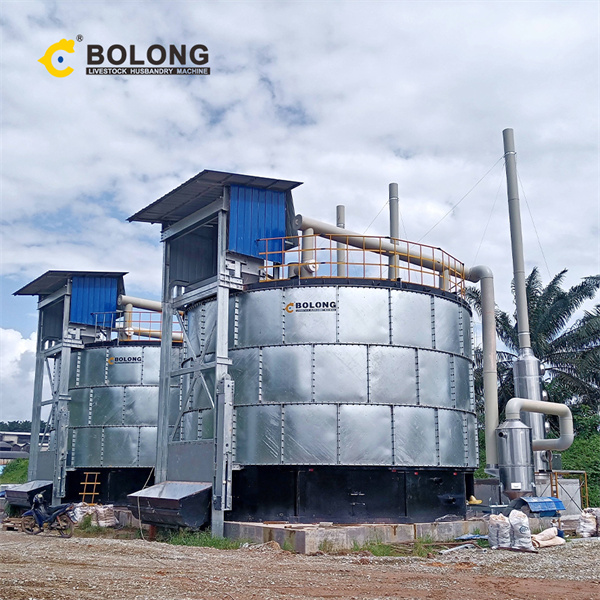 quite-running industrial composting tank